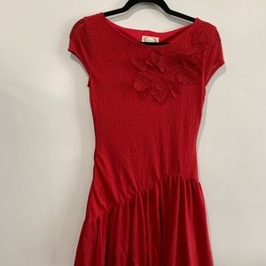Joyfolie Francesca Dress in Red